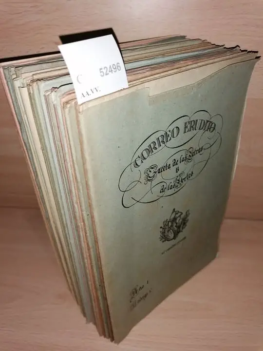 Revista: CORREO ERUDITO. GACETA DE LAS LETRAS Y DE LAS ARTES. (SERIE PRIMEROS CINCO AÑOS. ENTREGAS 1 A 34)  ut omnibus prosim.