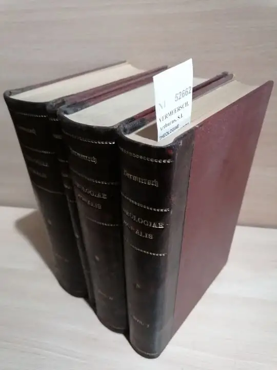 THEOLOGIAE MORALIS – PRINCIPIA – RESPONSA – CONSILIA.   (4 VOLUMENES).