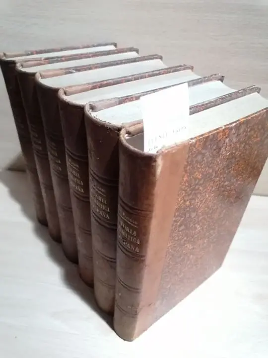 HISTORIA ECLESIASTICA DE ESPAÑA (6 VOLUMENES) por Don — … Segunda edicion corregida y aumentada.