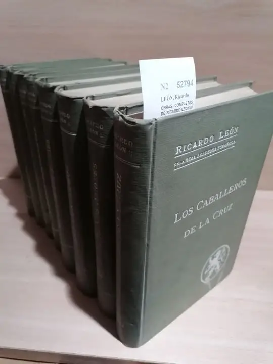 OBRAS COMPLETAS DE RICARDO LEON (8 VOLUMENES)