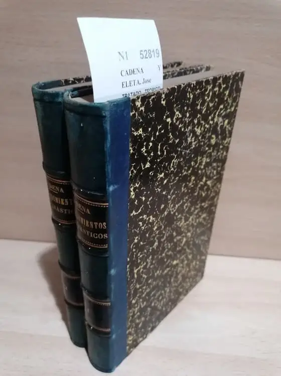 TRATADO TEORICO-PRACTICO DE PROCEDIMIENTOS ECLESIASTICOS EN MATERIA CIVIL Y CRIMINAL (2 VOLUMENES) por el M. I. Señor D. —, Pbro.