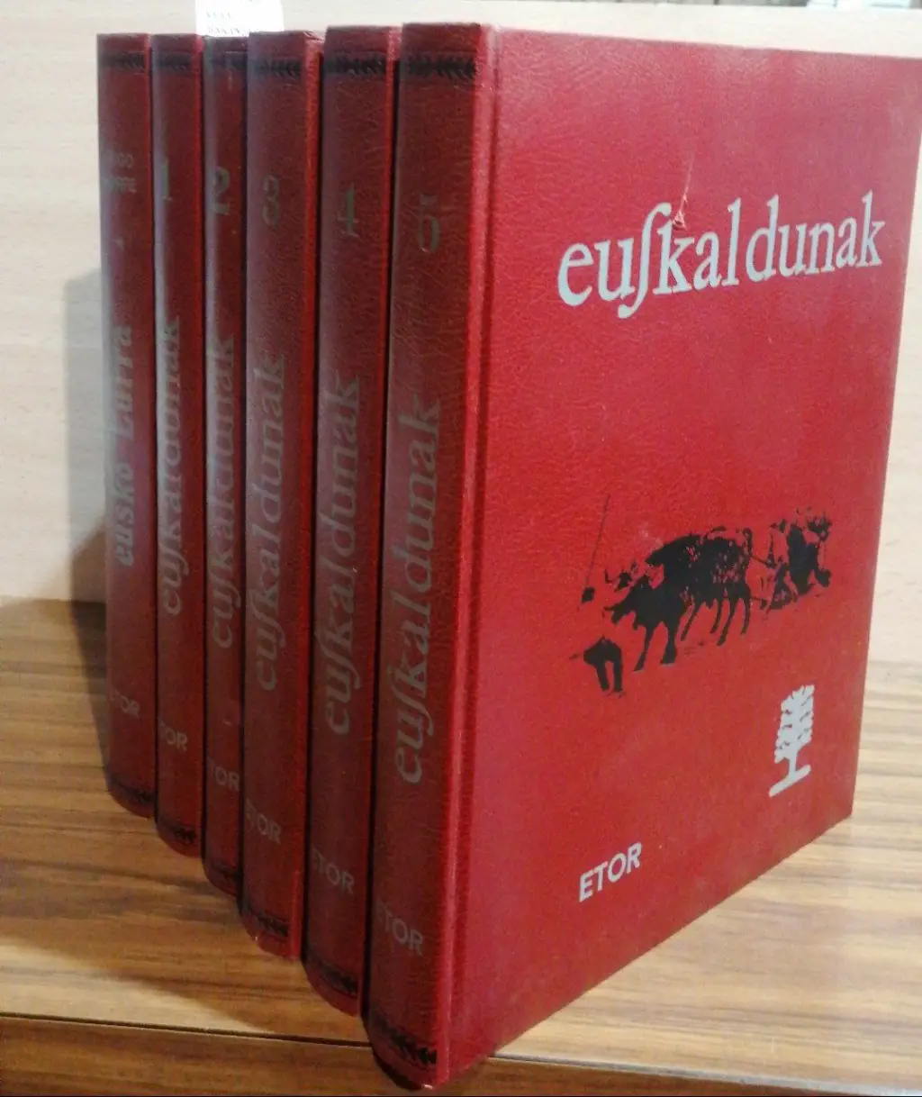 LA ETNIA VASCA. EUSKALDUNAK (5 VOLUMENES)
