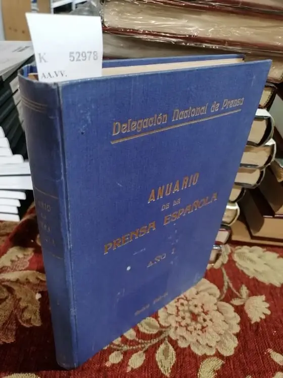 ANUARIO DE LA PRENSA ESPAÑOLA. AÑO I. MADRID 1943-1944