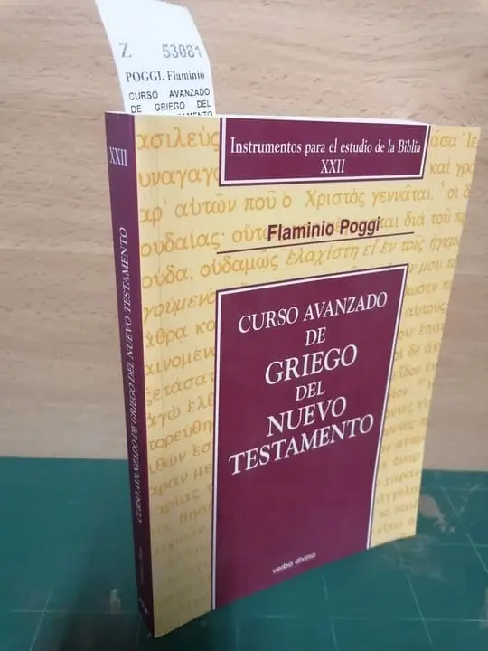 CURSO AVANZADO DE GRIEGO DEL NUEVO TESTAMENTO por —