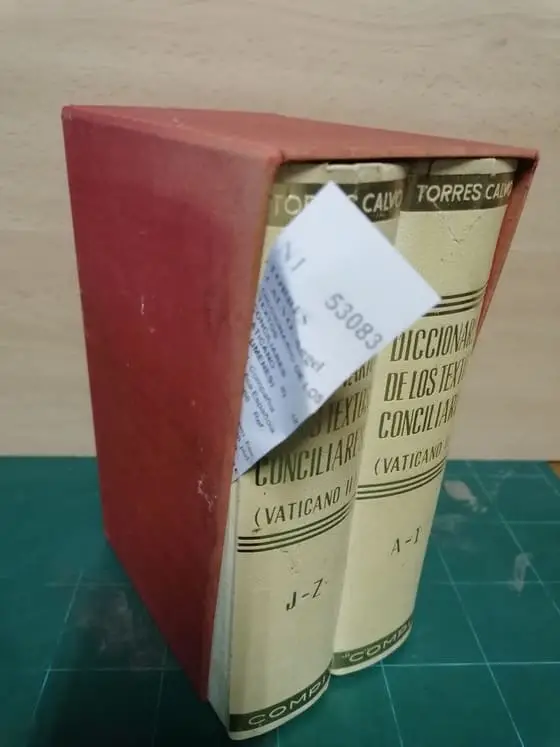 DICCIONARIO DE LOS TEXTOS CONCILIARES (VATICANO II) (2 VOLUMENES)
