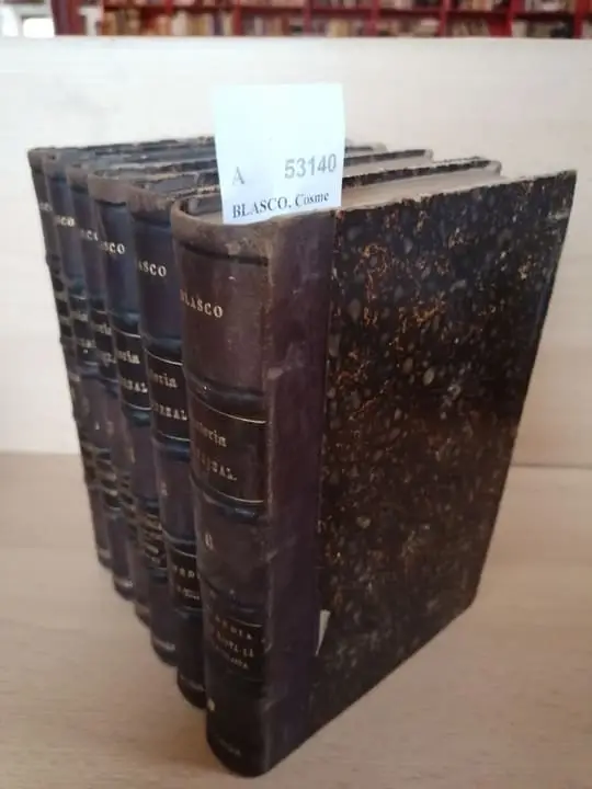 CURSO DE HISTORIA UNIVERSAL. (6 VOLUMENES) Por D. —, catedrático. (Incluido volumen de LECCIONES PRELIMINARES)