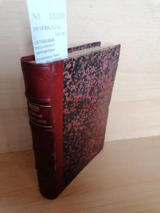 L´ EGLISE CATHOLIQUE. Instructions d´apologetique