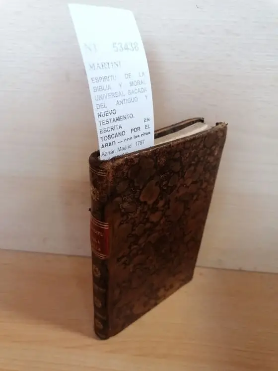 ESPIRITU DE LA BIBLIA Y MORAL UNIVERSAL SACADA DEL ANTIGUO Y NUEVO TESTAMENTO. ESCRITA EN TOSCANO POR EL ABAD — con las citas al pie: TRADUCIDA AL CASTELLANO por un clerigo reglar de la congregacion de S. Cayetano de esta corte.