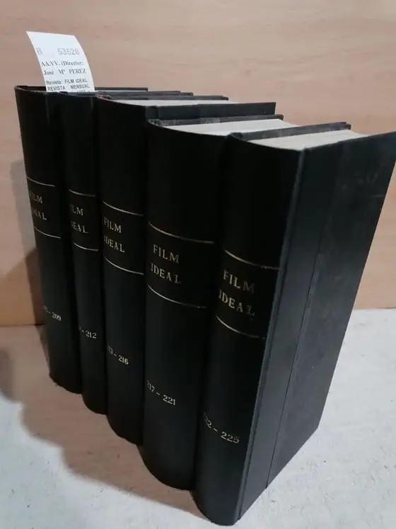 Revista: FILM IDEAL. REVISTA MENSUAL DE CINE de 1967 a 1970 (21 NUMEROS EN 5 VOLUMENES).