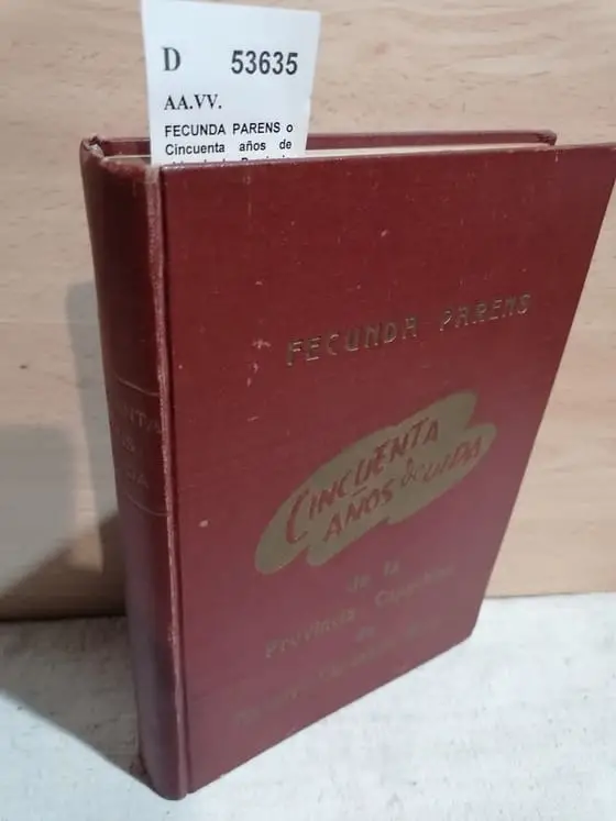 FECUNDA PARENS o Cincuenta años de vida de la Provincia Capuchina de Navarra-Cantabria-Aragón (1900-1950)