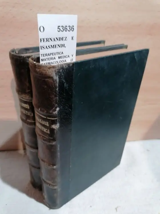 TERAPEUTICA MATERIA MEDICA Y FARMACOLOGIA (2 VOLUMENES) por — veterinario de primera clase …