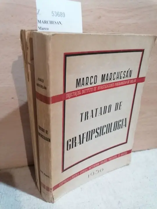 TRATADO DE GRAFOPSICOLOGIA (2 VOLUMENES)