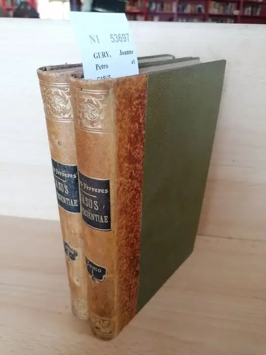 CASUS CONSCIENTIAE (2 VOLUMENES) Propositi ac soluti A P. —, s.j. Novis casibus aucti, recentioribus actis sanctae sedis, dispositionibus juris hispani, decretis concilii plenarii americae latinae ejusdemque regionum legibus peculiaribus, accommodati opera P. —