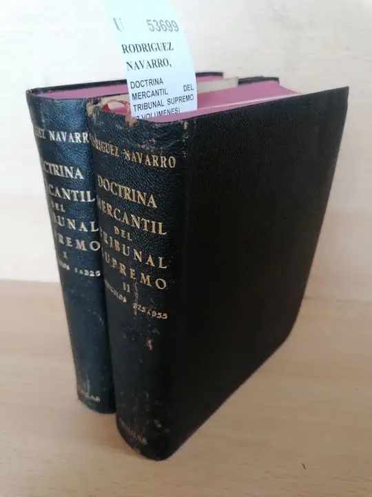 DOCTRINA MERCANTIL DEL TRIBUNAL SUPREMO (2 VOLUMENES)