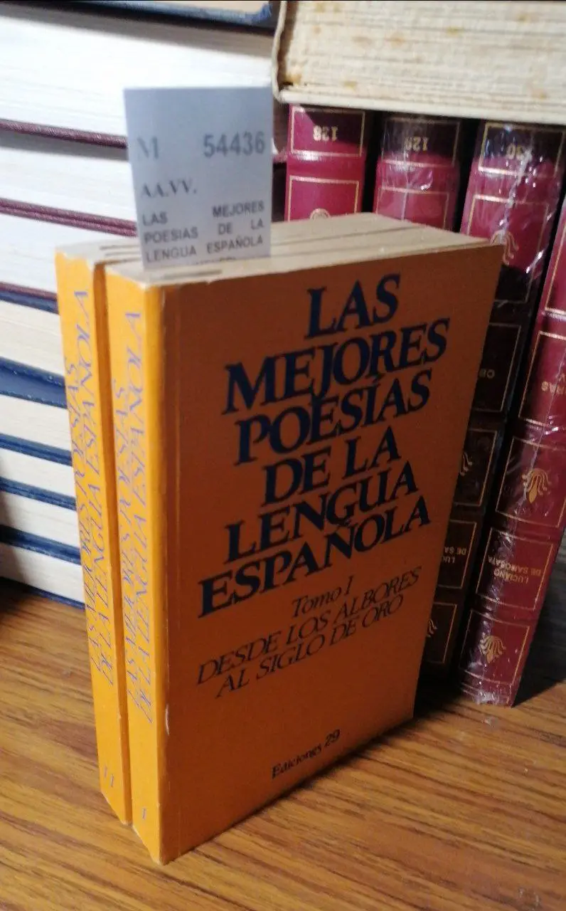 LAS MEJORES POESIAS DE LA LENGUA ESPAÑOLA (2 VOLUMENES)