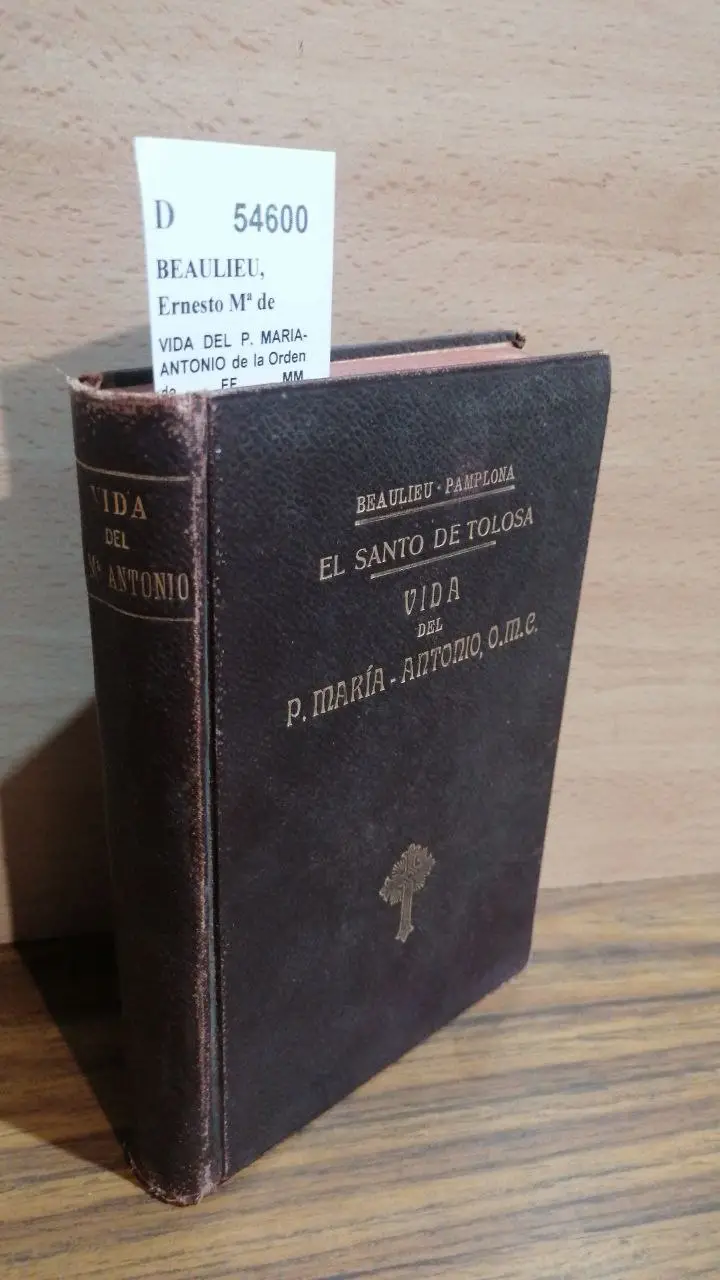VIDA DEL P. MARIA-ANTONIO de la Orden de FF. MM. Capuchinos. UN SANTO MODERNA. EL SANTO DE TOLOSA