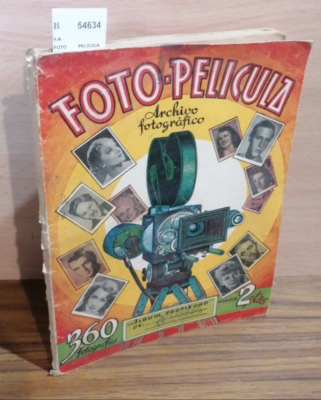 FOTO PELICULA. ARCHIVO FOTOGRAFICO (ALBUM CON 130 CROMOS)