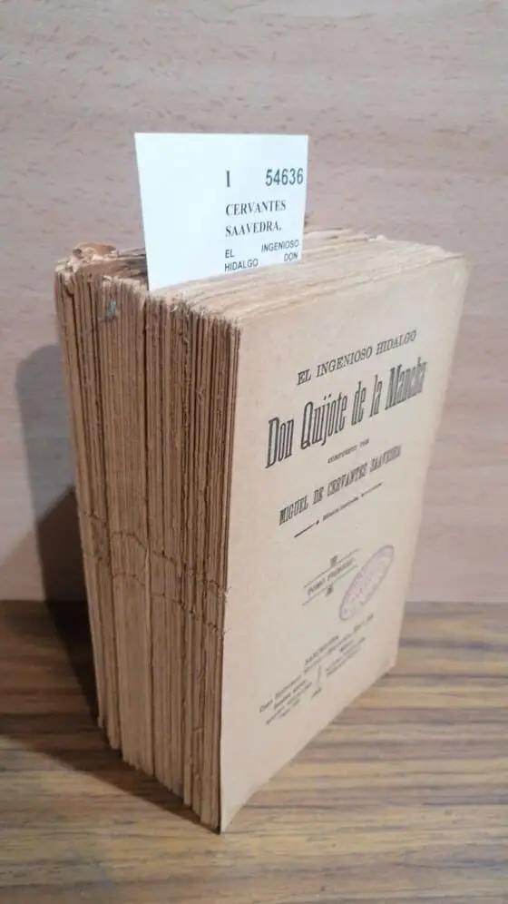 EL INGENIOSO HIDALGO DON QUIJOTE DE LA MANCHA compuesto por — (2 VOLUMENES)
