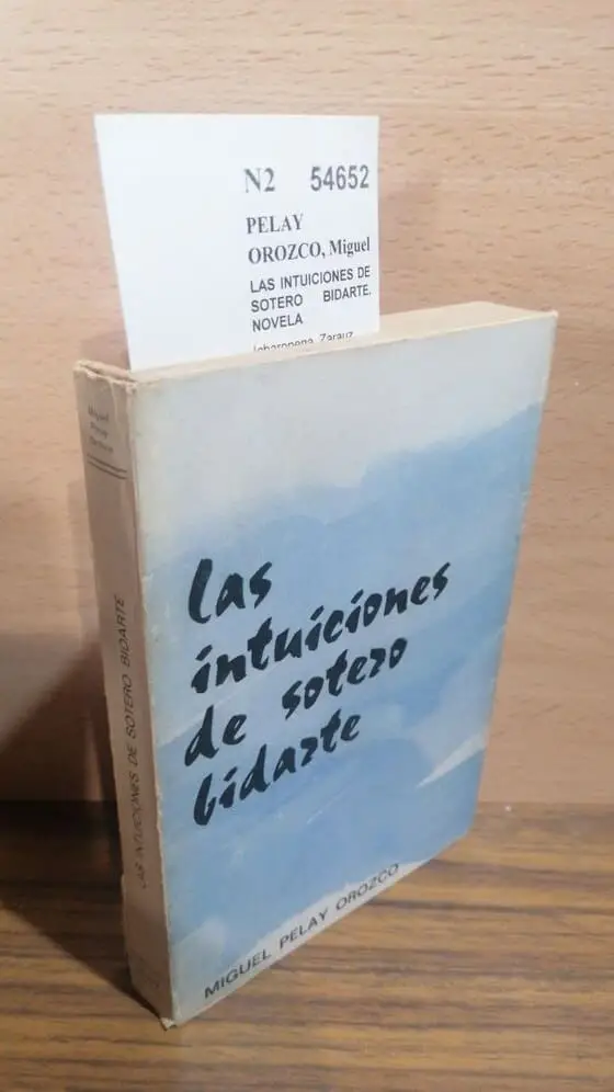 LAS INTUICIONES DE SOTERO BIDARTE. NOVELA