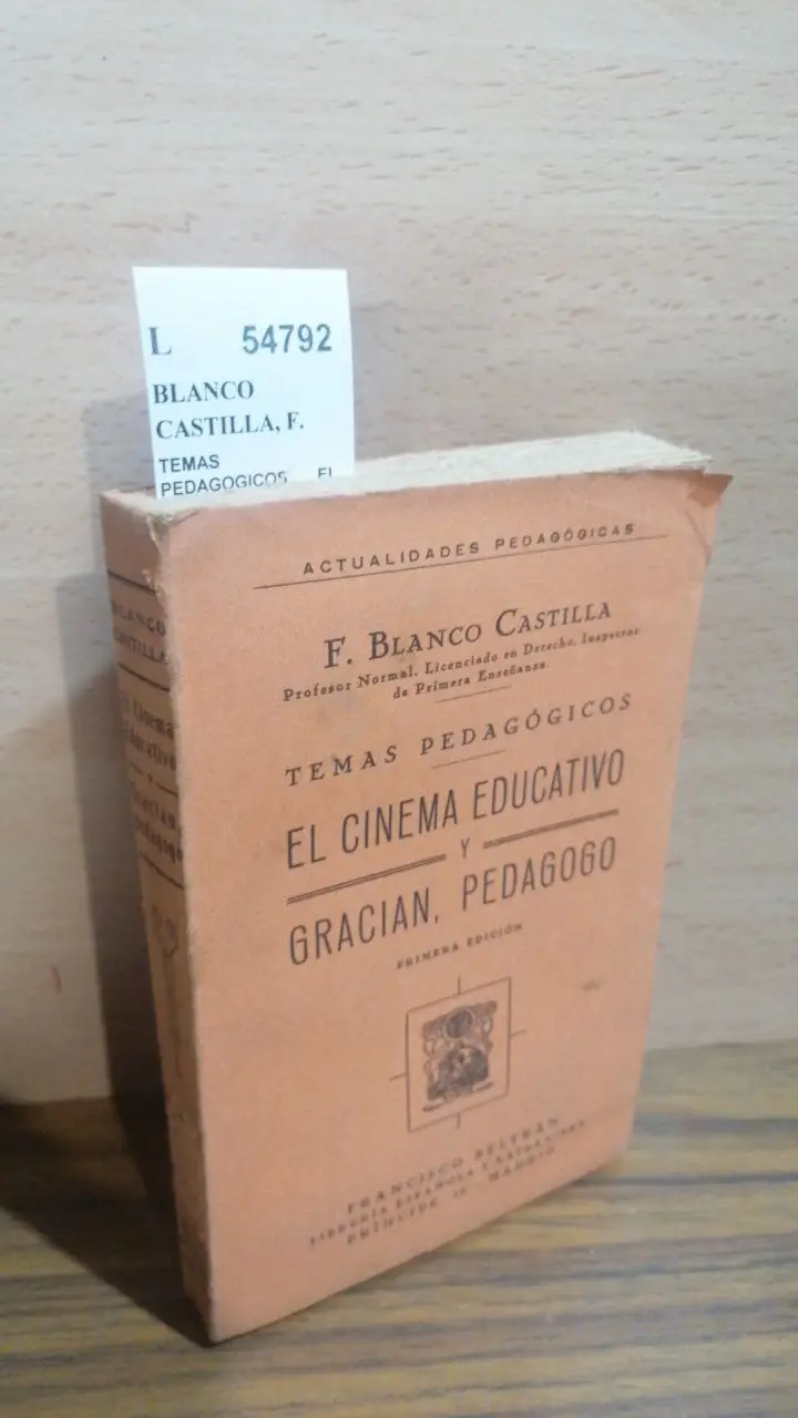TEMAS PEDAGOGICOS. EL CINEMA EDUCATIVO Y GRACIAN, PEDAGOGO