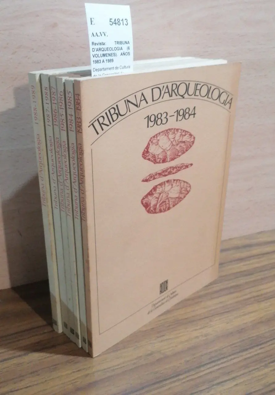 Revista: TRIBUNA DARQUEOLOGIA (6 VOLUMENES). AÑOS 1983 A 1989