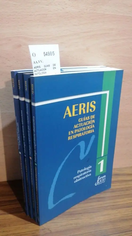 AERIS. GUIAS DE ACTUACION EN PATOLOGIA RESPIRATORIA (4 VOLUMENES)