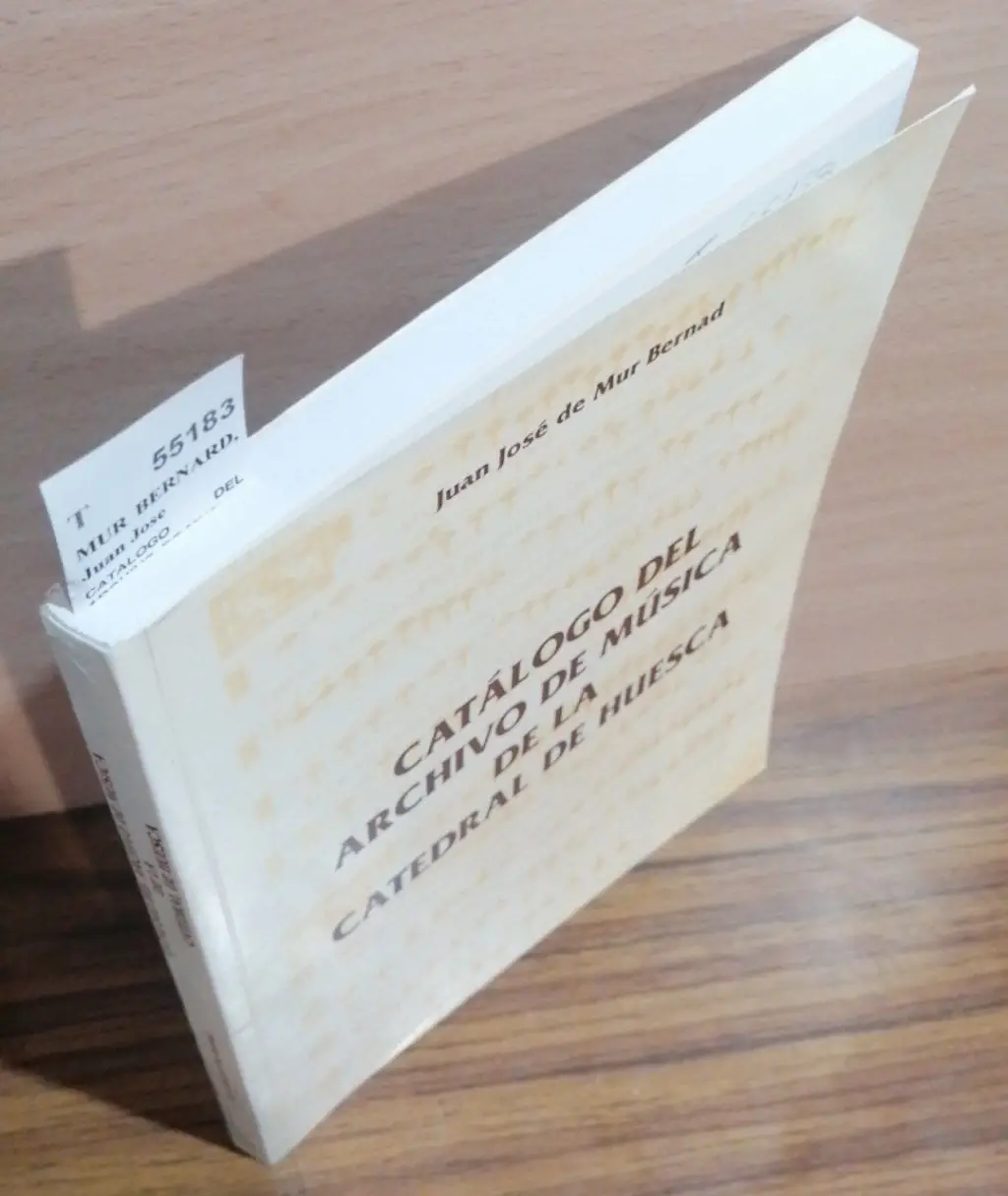CATALOGO DEL ARCHIVO DE MUSICA DE LA CATEDRAL DE HUESCA