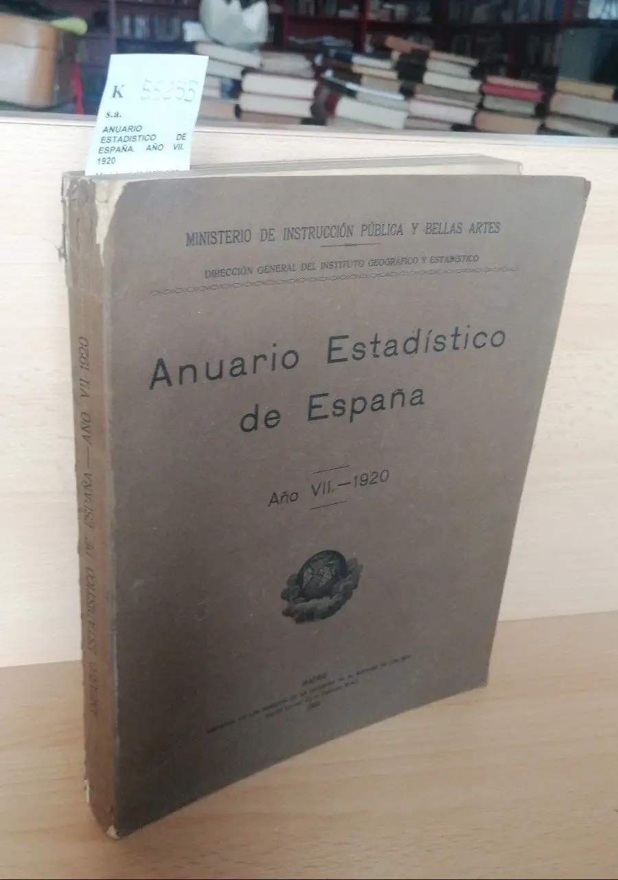 ANUARIO ESTADISTICO DE ESPAÑA. AÑO VII. 1920