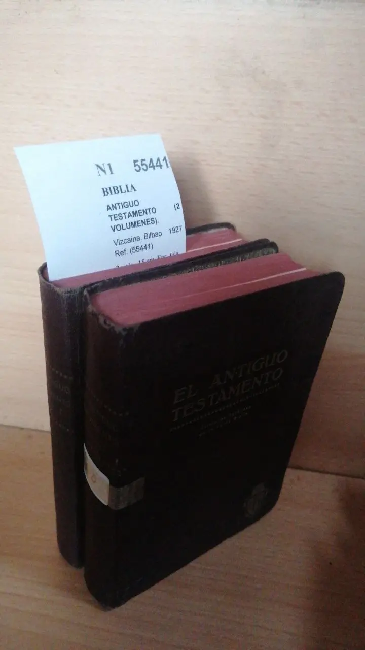 ANTIGUO TESTAMENTO (2 VOLUMENES).