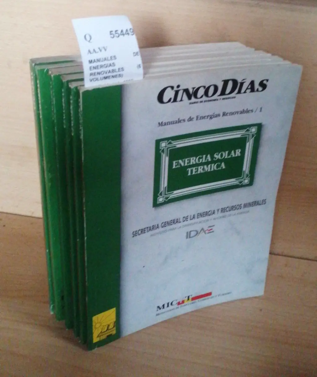 MANUALES DE ENERGIAS RENOVABLES (6 VOLUMENES)