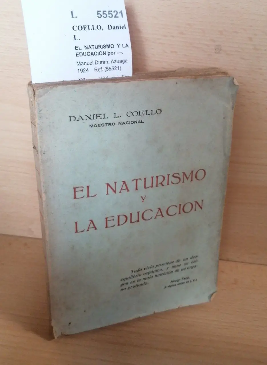 EL NATURISMO Y LA EDUCACION por —.