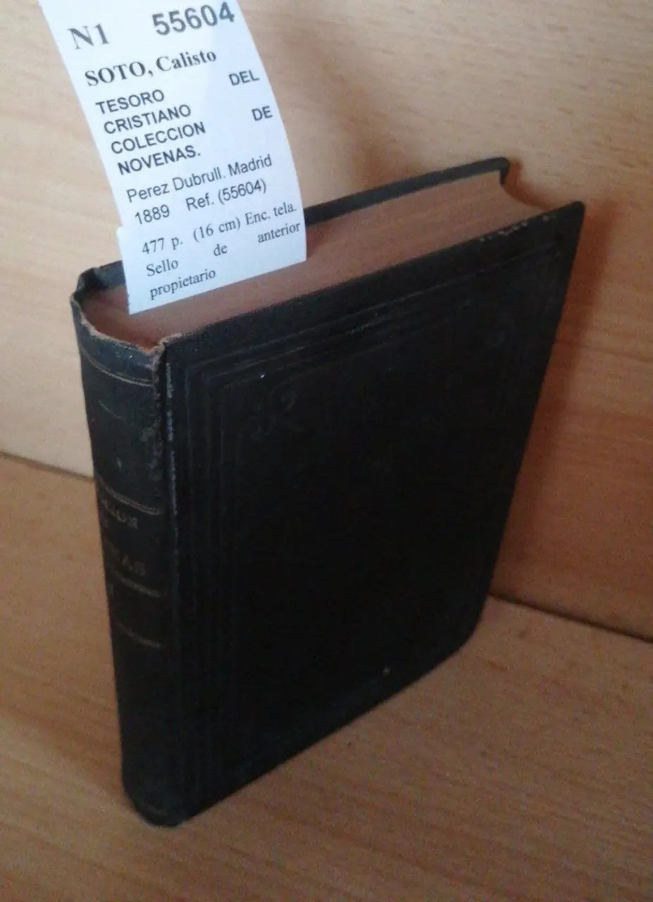 TESORO DEL CRISTIANO COLECCION DE NOVENAS.