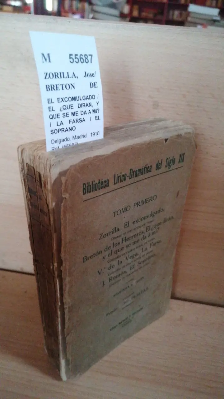EL EXCOMULGADO / EL ¿QUE DIRAN, Y QUE SE ME DA A MI? / LA FARSA / EL SOPRANO