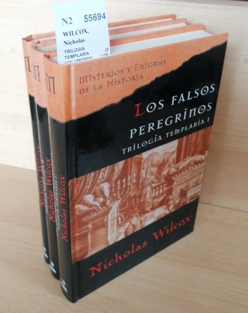 TRILOGIA TEMPLARIA (3 VOLUMENES). LOS FALSOS PEREGRINOS. LAS TROMPETAS DE JERICO. LA SANGRE DE DIOS.