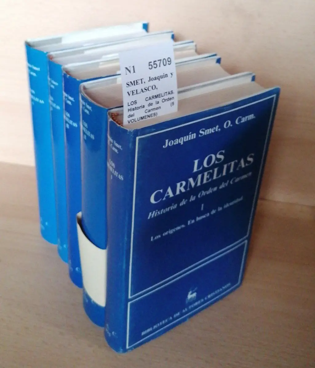 LOS CARMELITAS. Historia de la Orden del Carmen (5 VOLUMENES)