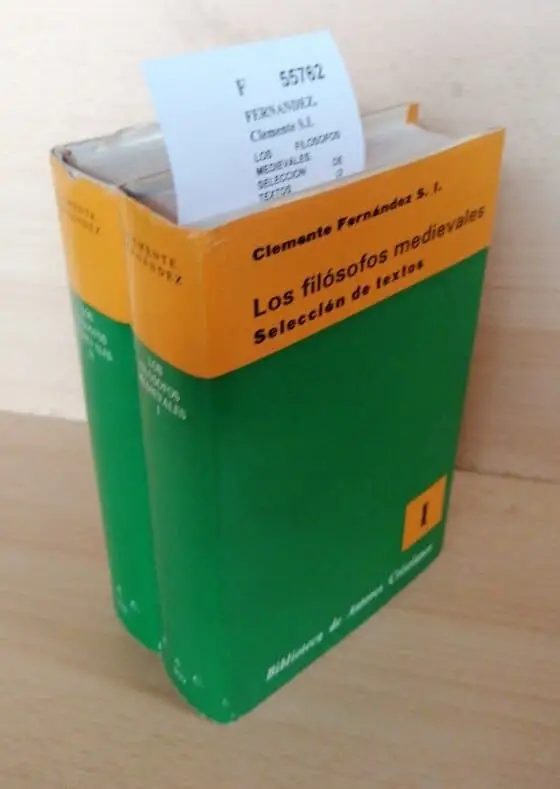 LOS FILOSOFOS MEDIEVALES. SELECCION DE TEXTOS (2 VOLUMENES)