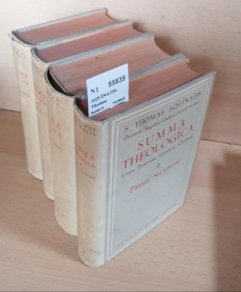 SANCTI THOMAE AQUINATIS SUMMA THEOLOGIAE (4 VOLUMENES)