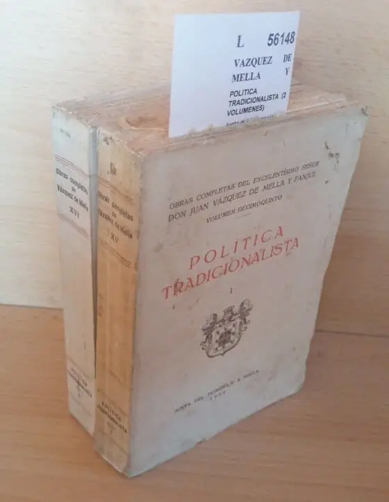 POLITICA TRADICIONALISTA (2 VOLUMENES)