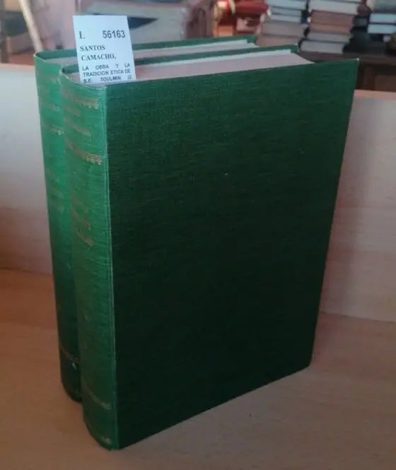 LA OBRA Y LA TRADICION ETICA DE S.E. TOULMIN (2 VOLUMENES)