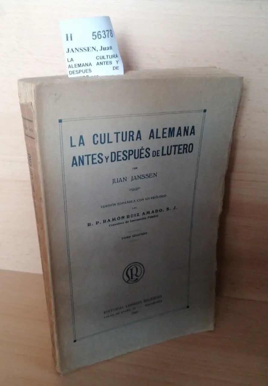 LA CULTURA ALEMANA ANTES Y DESPUES DE LUTERO por —