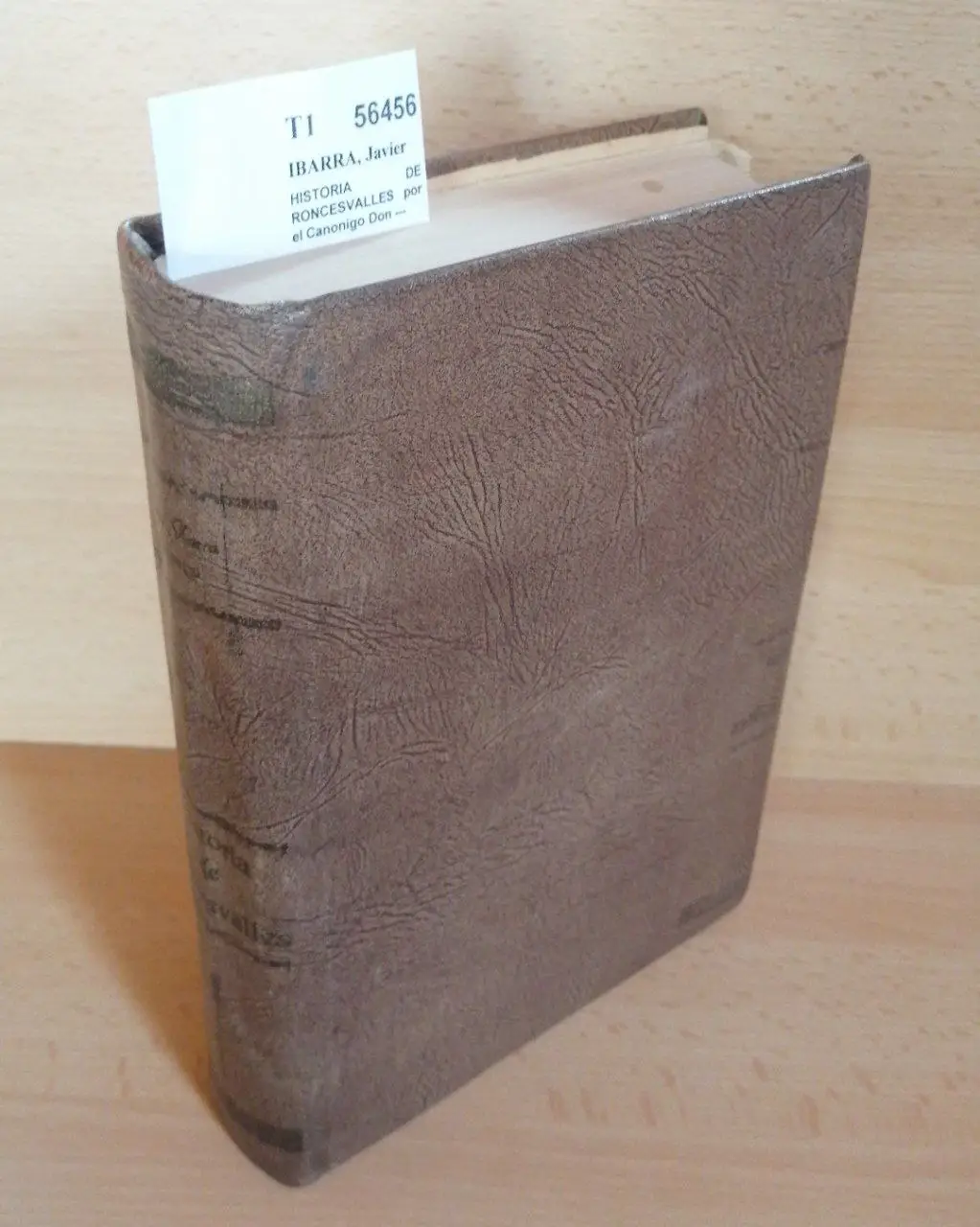 HISTORIA DE RONCESVALLES por el Canonigo Don —