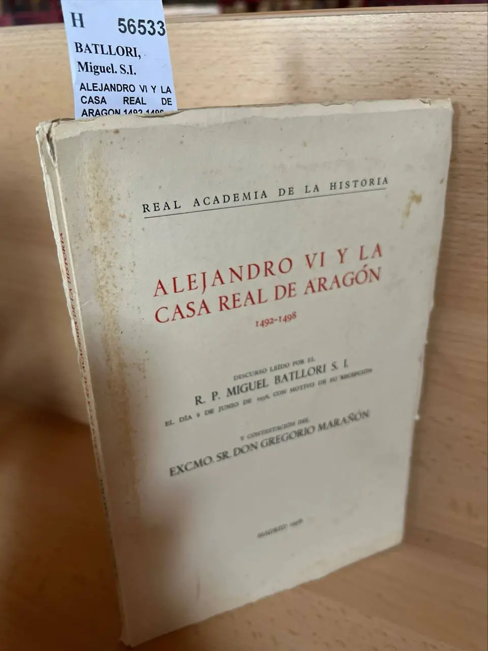 ALEJANDRO VI Y LA CASA REAL DE ARAGON 1492-1498