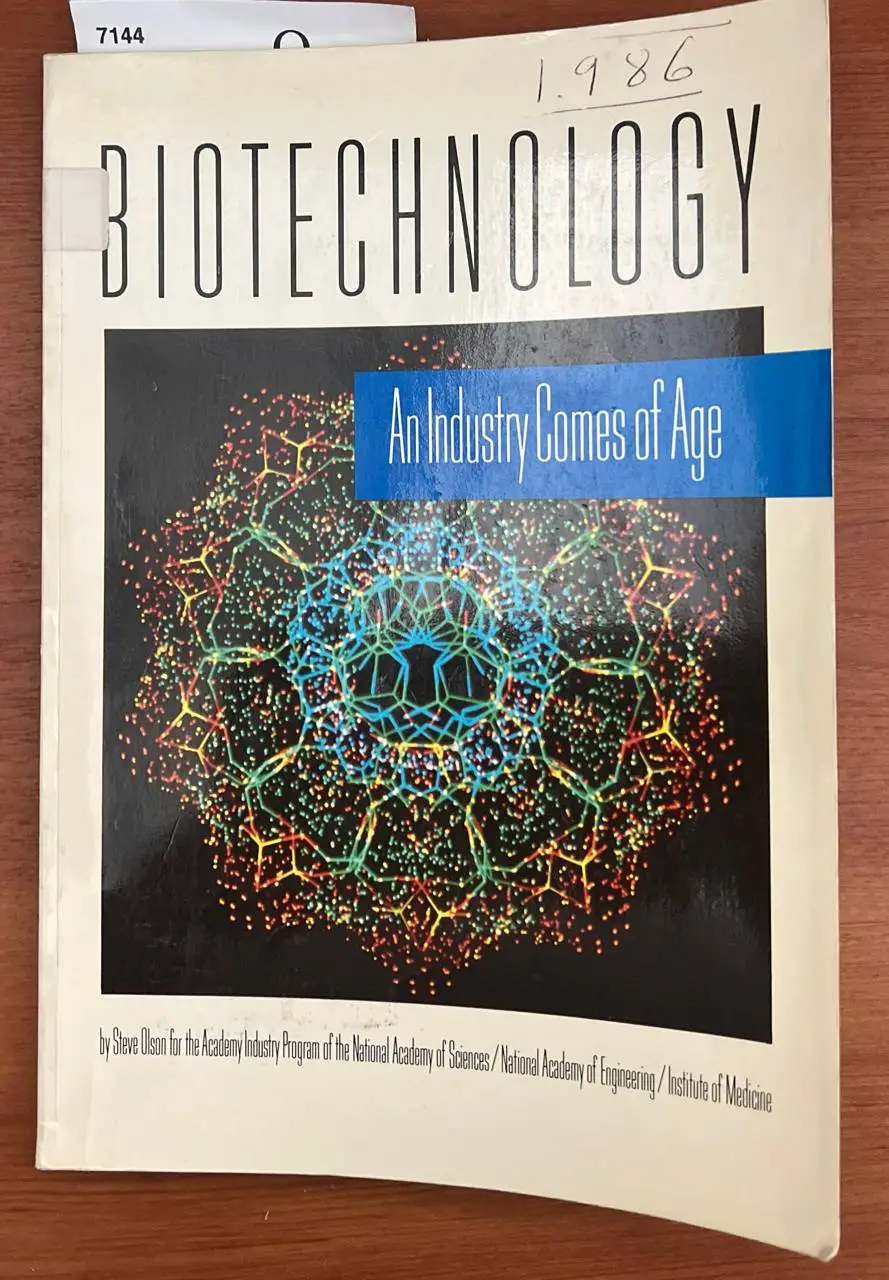 Biotechnology. An Industry Comes Of Age