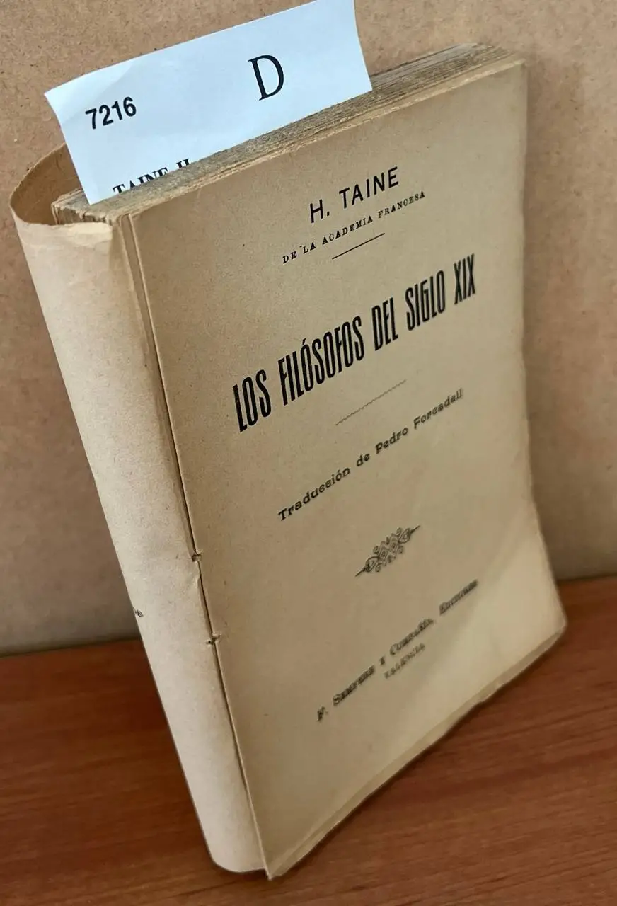 Los filósofos del siglo XIX.