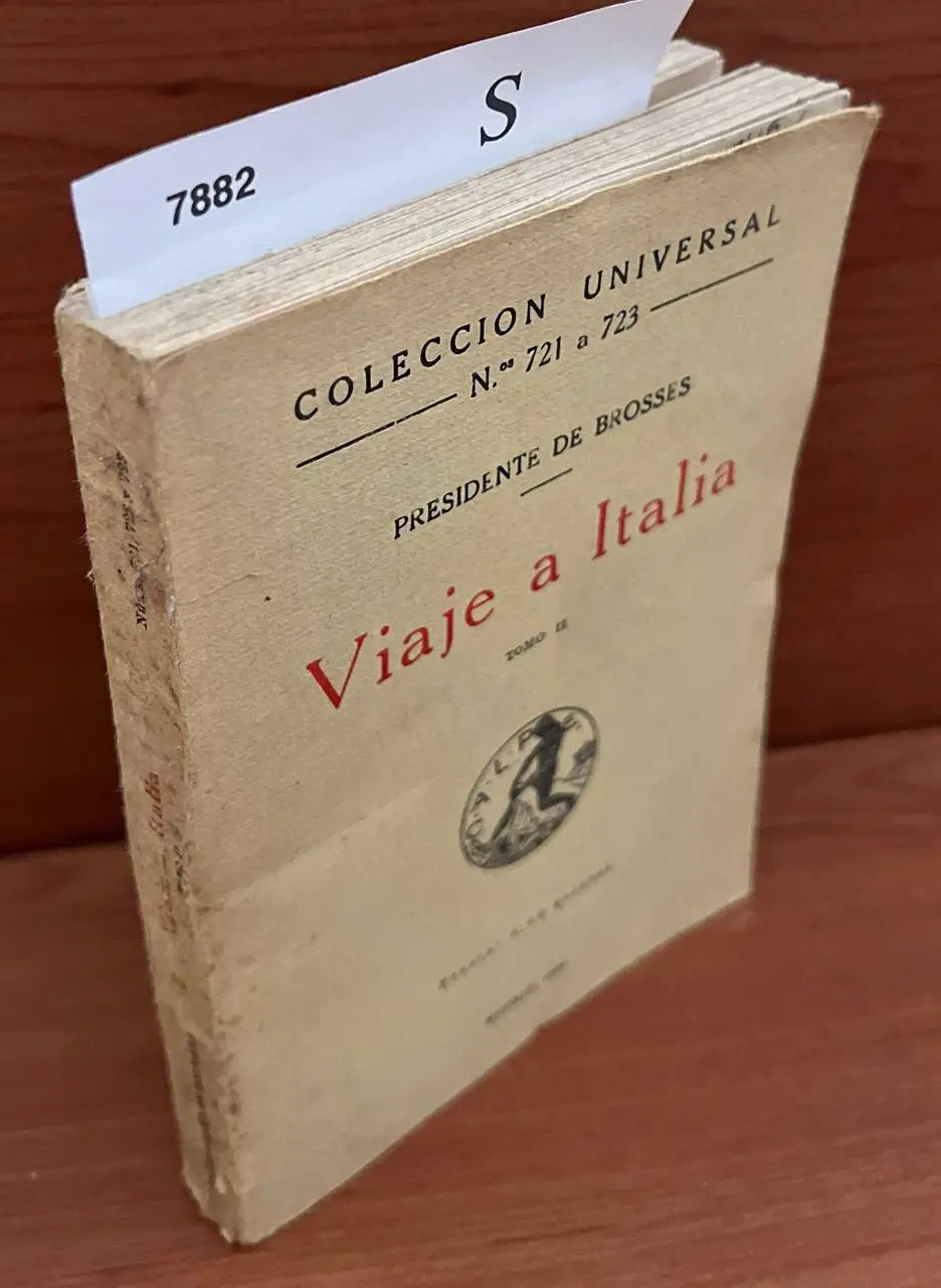 Viaje a Italia. Tomo II