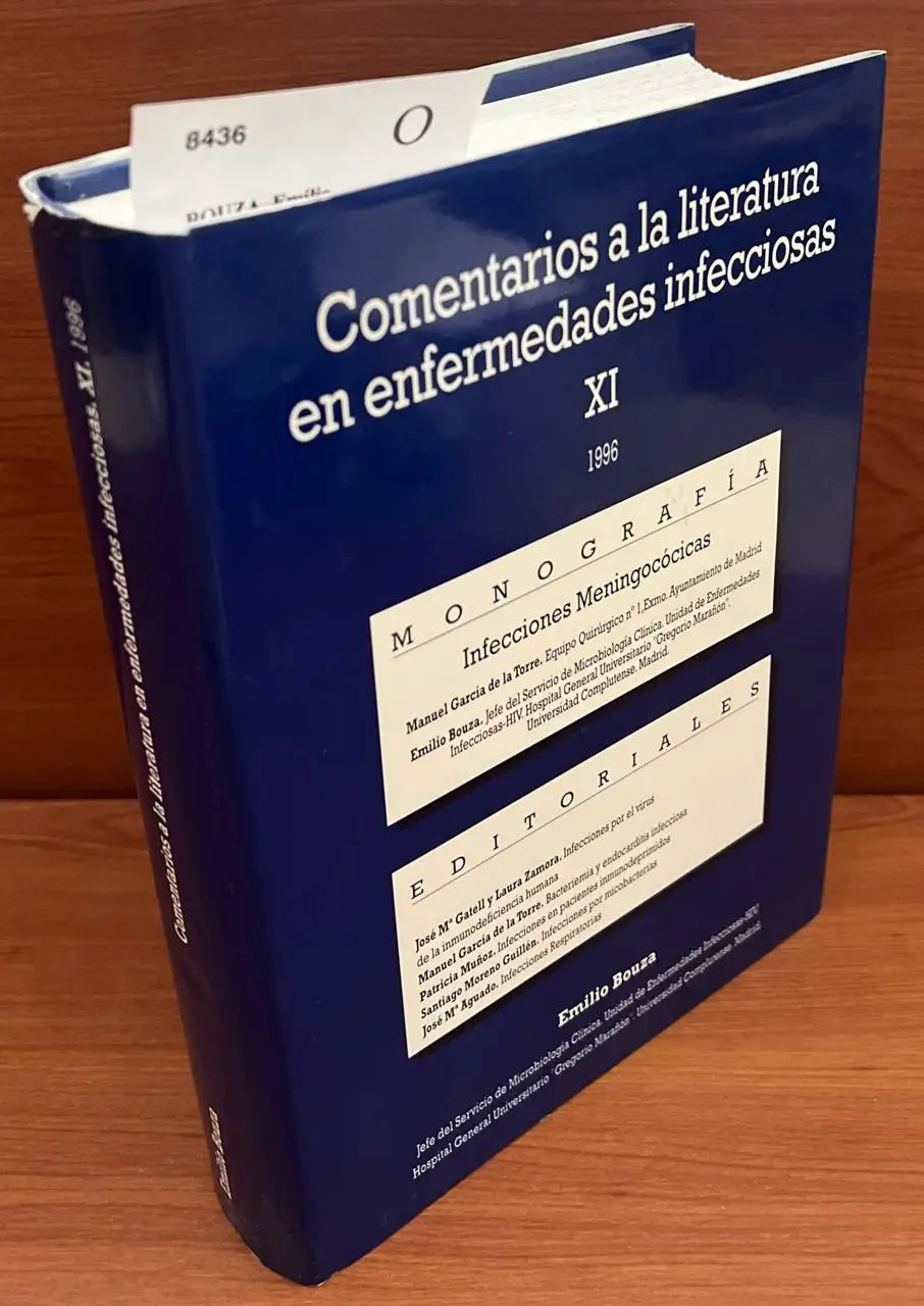 Comentarios a la literatura en enfermedades infecciosas. XI. Monografía. Infecciones meningocócicas. Editoriales.