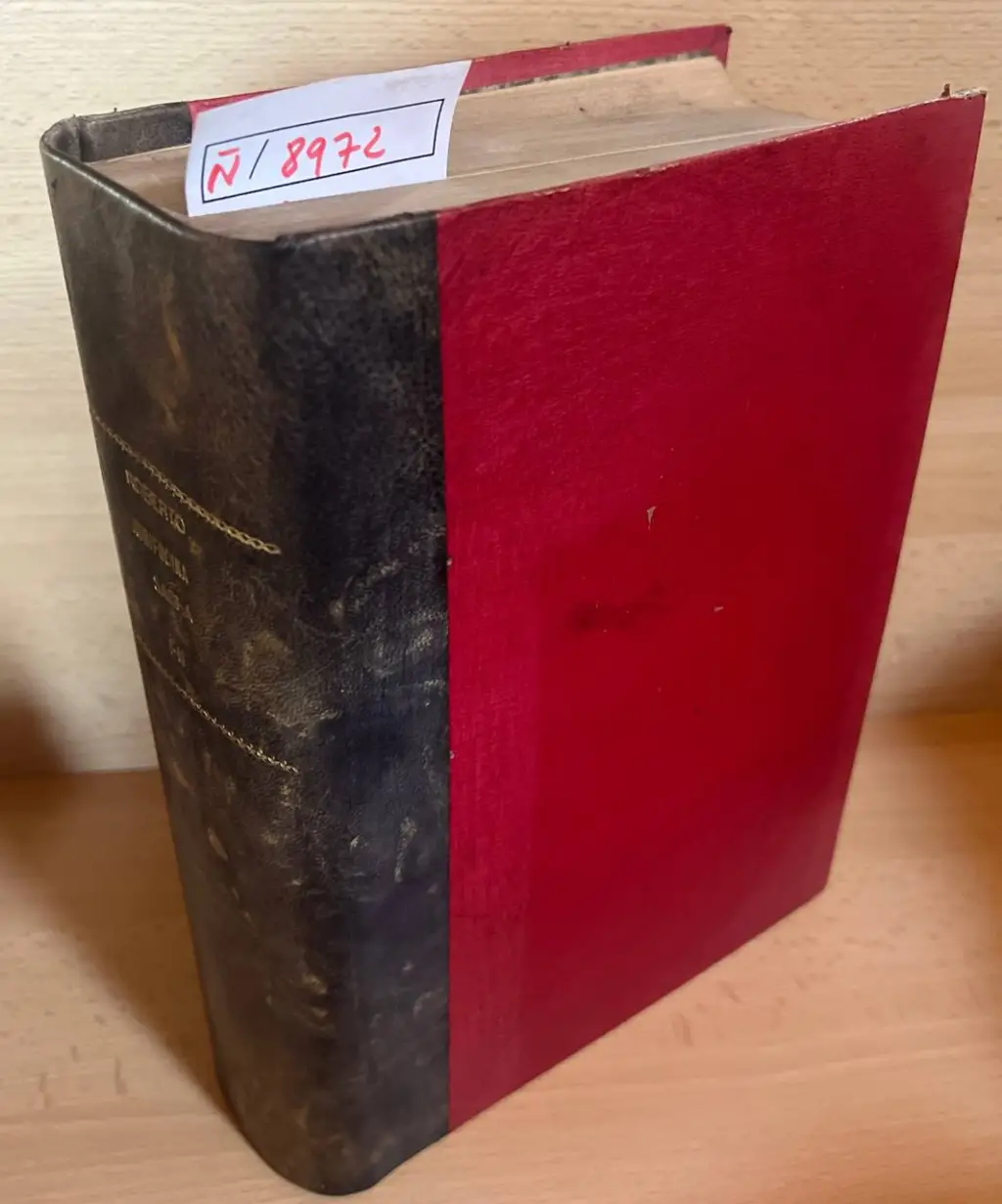 Aurifodina sacra scientiarum divinarum ex fontibus aureis utriusque testamenti erutarum   (2 TOMOS ENCUADERNADOS EN 1 VOLUMEN).  a V.P. — Cameracensi Capucino. Cui accesserun tituii novi plusquam quinque millia et sententiae super quinquaginta millia.  ( SIGLO XIX )