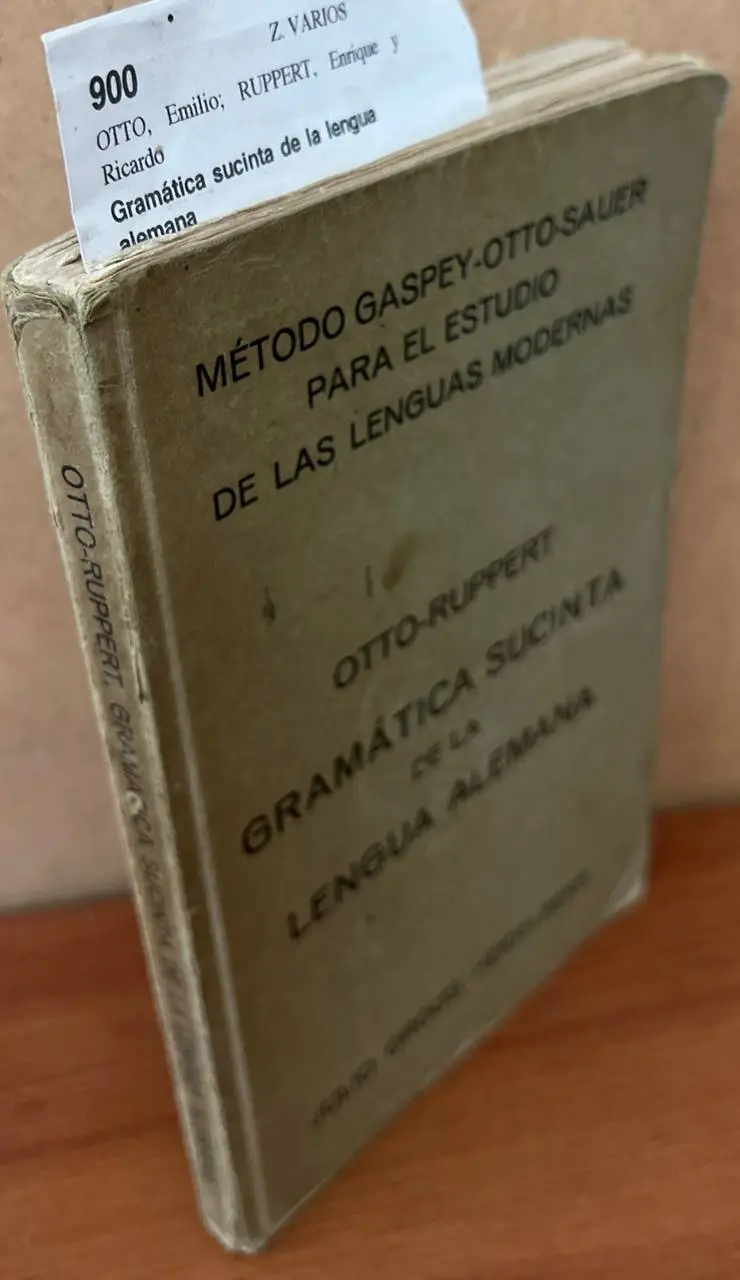 Gramática sucinta de la lengua alemana