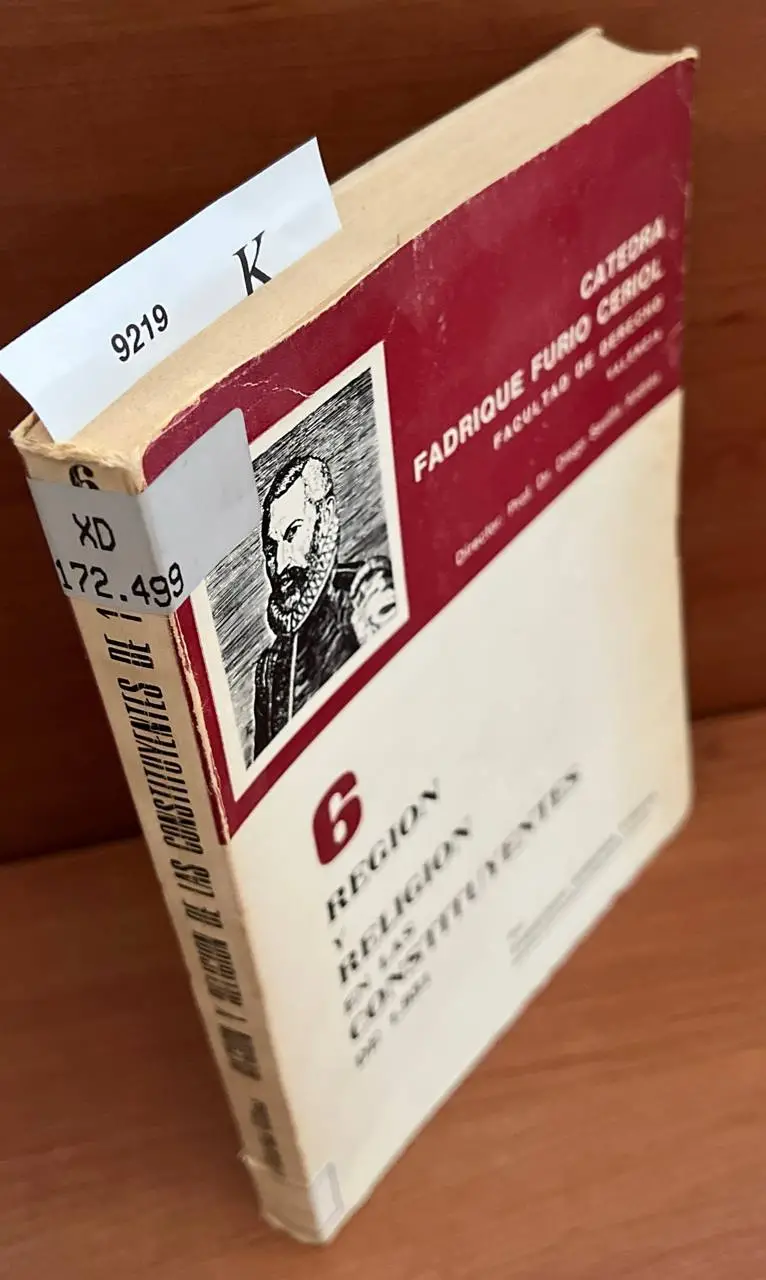 Región y religión en las Constituyentes de 1931 / por Francisco Astarloa Villena