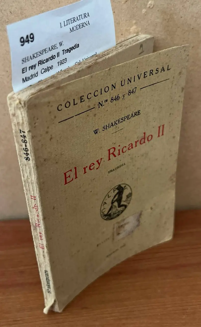El rey Ricardo II Tragedia